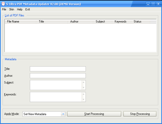 S-Ultra PDF Metadata Updater V3.00